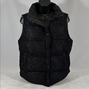 VTG Denim & Supply Ralph Lauren Black Lace Vest ** RARE
